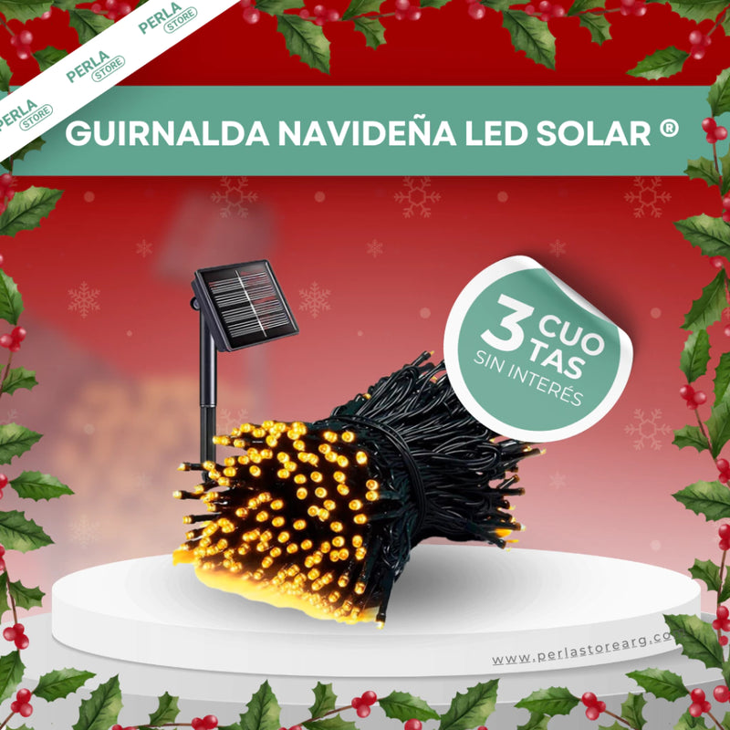 Guirnalda Navideña LED Solar