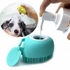 Cepillo para bañar mascotas con dispensador de Jabón exclusivo!