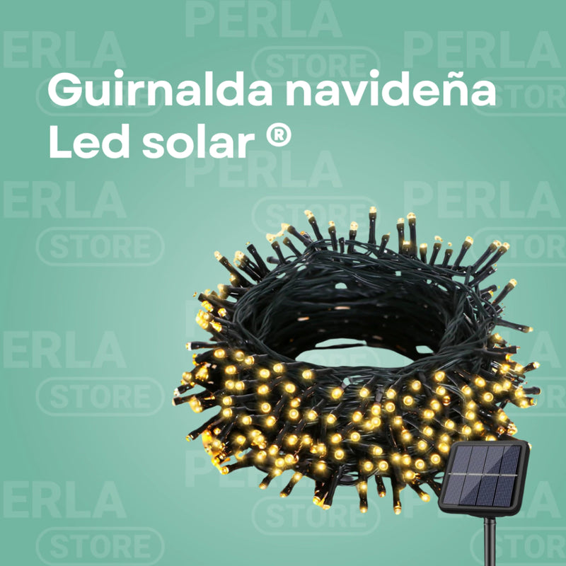 Guirnalda Navideña LED Solar