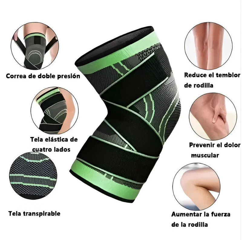 ¡PROMO 2X1! ProFlex® - Rodillera Deportiva Dos Velcros Elastica