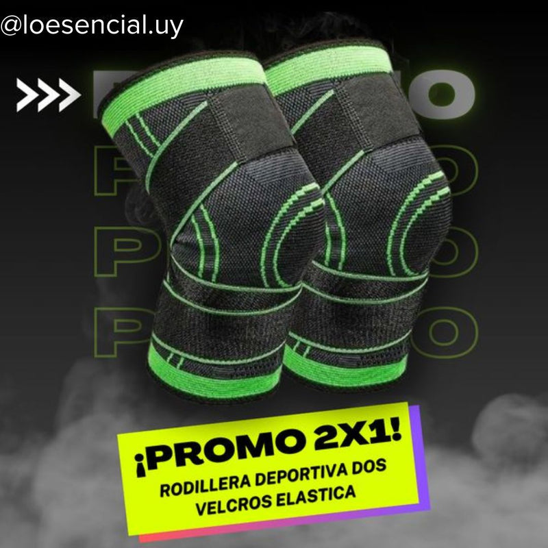 ¡PROMO 2X1! ProFlex® - Rodillera Deportiva Dos Velcros Elastica